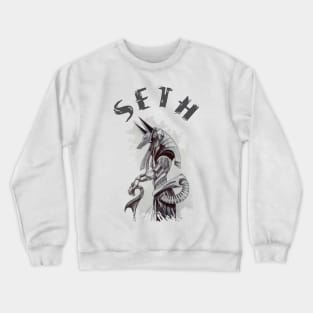 Seth Egyptian god design Crewneck Sweatshirt